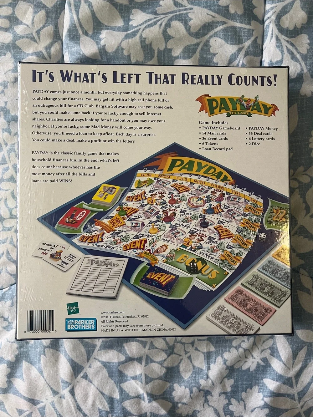 Payday Board Game - Colorful Money & Celebration Art
